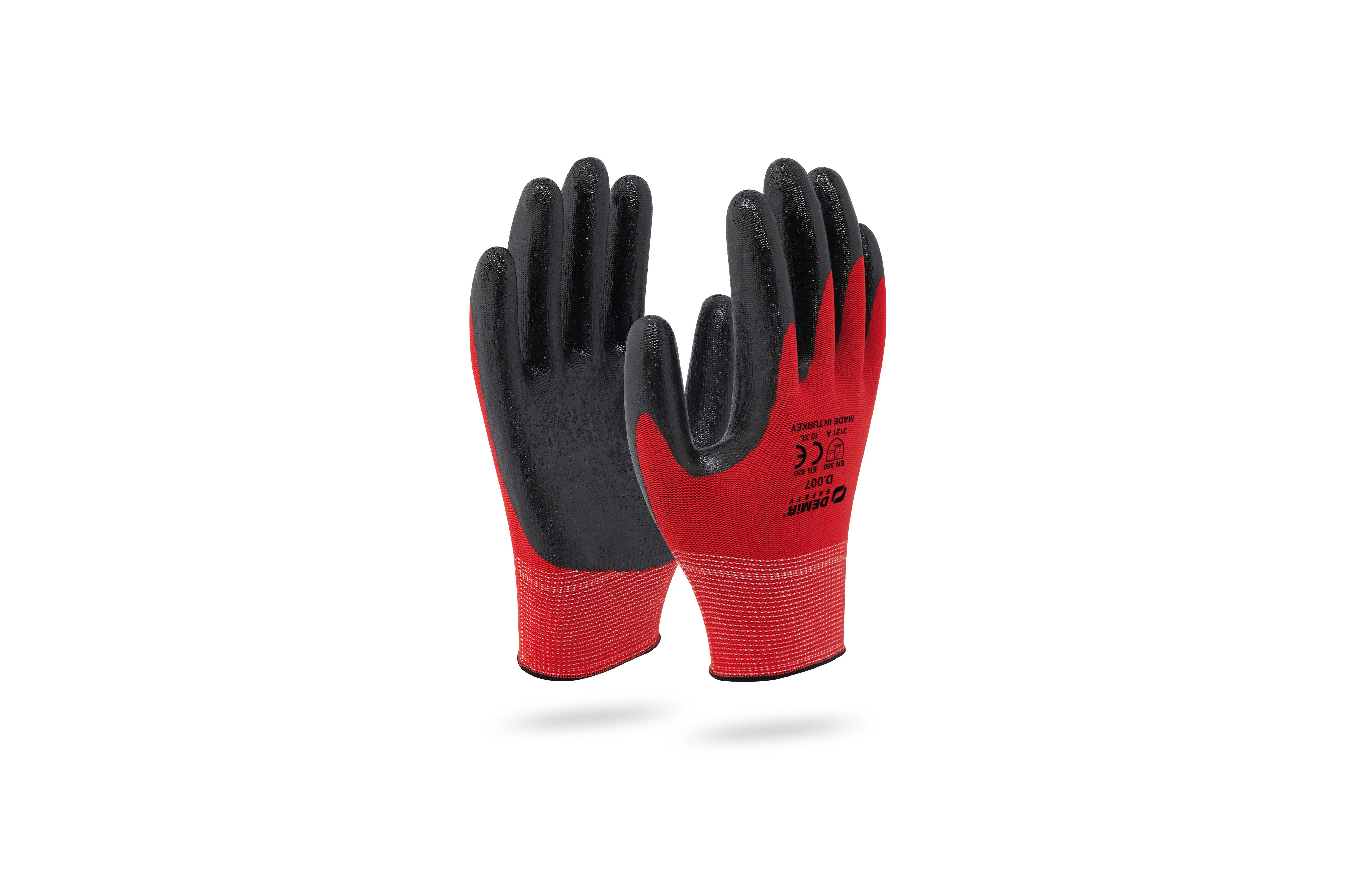 D.007 RED-BLACK GLOVE